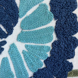 18x18" Embroidered Floral Boho Floral Throw Pillow Decorative Cover