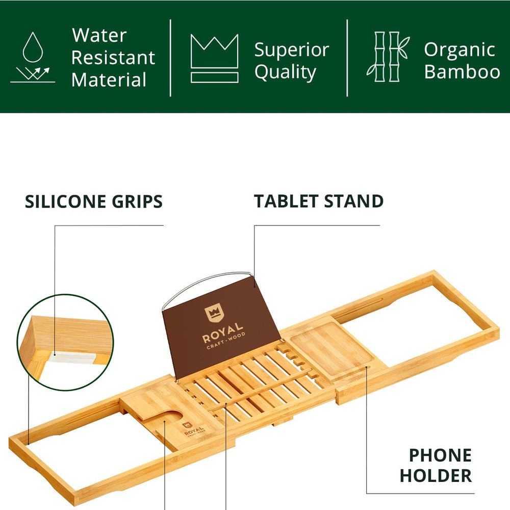 Bathtub Caddy Tray Lite, Natural
