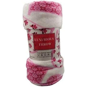 Ultra Plush Mothers Day Valentine's Day Heart-Themed Throw Blanket – Soft, Cozy, and Luxurious Fleece, 50" x 60"