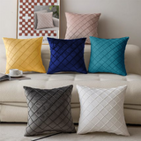 20''x20'' Quilted Velvet Throw Pillow  | 6 Colors – Soft & Stylish Diamond Stitch Design | Modern Couch & Bedroom Accent | Insert Included