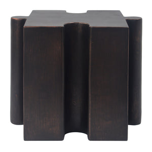 Puzzle Art Side Table, Modular Concave Edge MGO Table