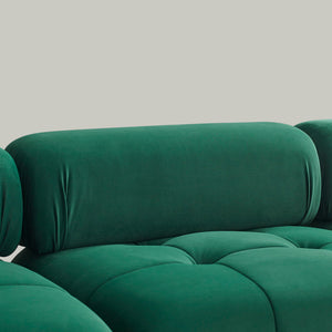 Modular Sectional Sofa, Button Tufted Design With Diy L-Shaped Layout, Reversible Ottoman