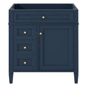 Bathroom Vanity With 2 Drawers and Tip-Out Drawer Storage Cabinet