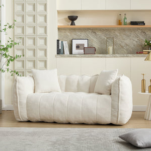 Cozy Beanbag Chair With High Resilience Foam Core For 2