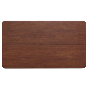 Compact Dining Table - Walnut / Black