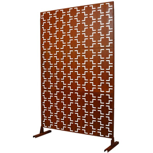 Outdoor & Indoor Metal Privacy Freestanding Decorative Screen