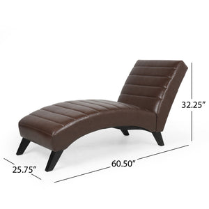 Radiantique Chaise Lounge With A Curvaceous Structure