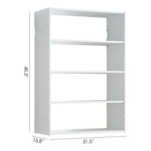 Devi - Wall Mounted Wood Closet System With Modular Design And Ample Storage