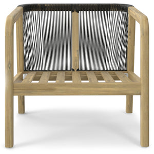 Palmetto - Outdoor Conversation Chair (Set of 2) - Stone Gray