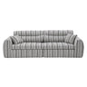 3 Seater, Couch With Throw Pillows For Living Room