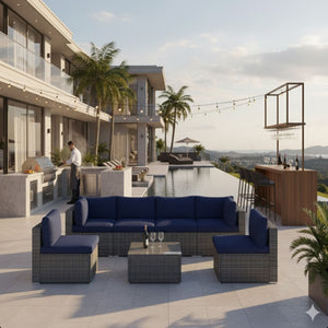 Modern Patio Set With Coffee Table