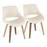 Fabrico - Mid Century Modern Style Dining Chair (Set of 2)
