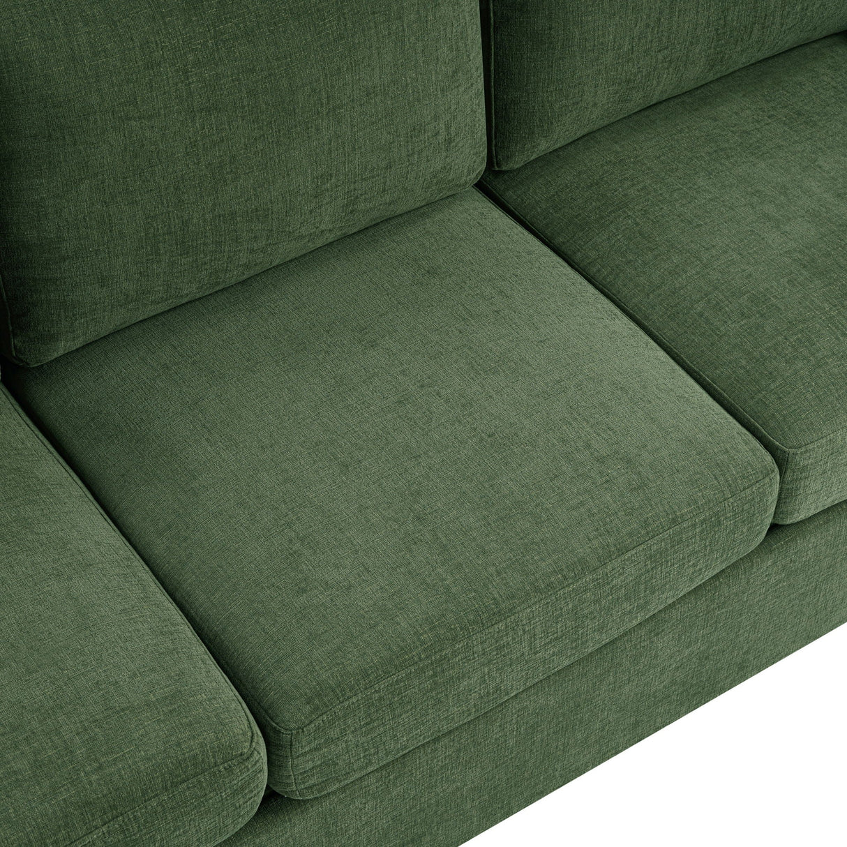 Modern 3 Seater Sofa With Curved Backrest