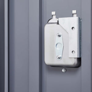 6 Door Lockers With Lock For Employees, Storage Cabinet For Home, Gym, Office, School, Garage - Gray