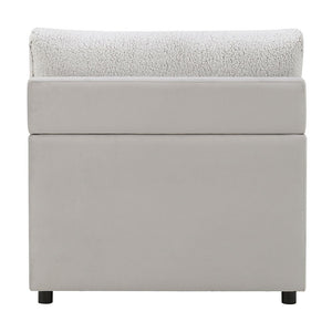 Tarrance - Modular Armless Chair - Gray