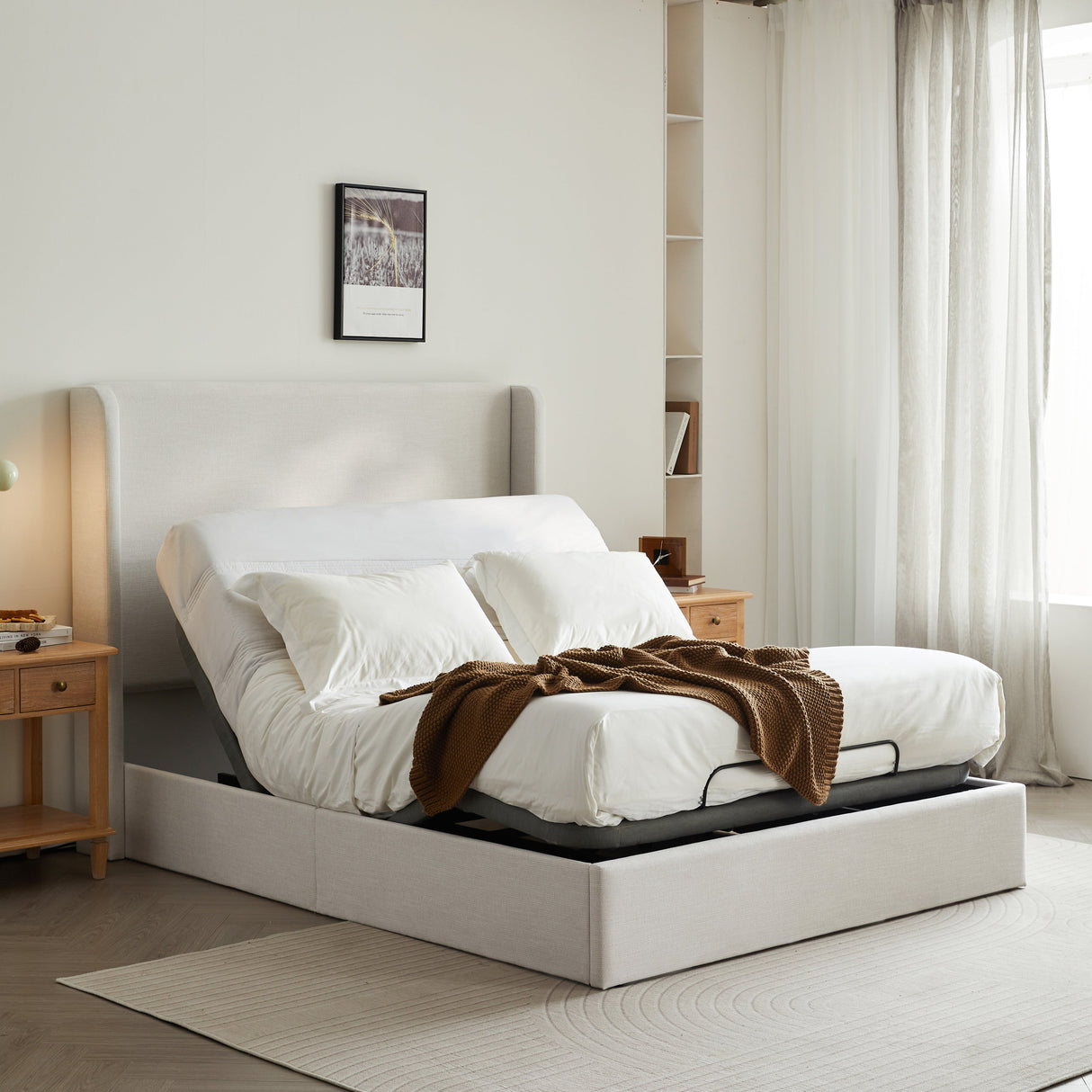 Caron 4.0 Ergonomic Queen Size Adjustable Bed Frame