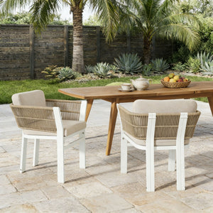 Outdoor Dining Chair, All-Weather Patio Seating For Backyard (Set of 2)