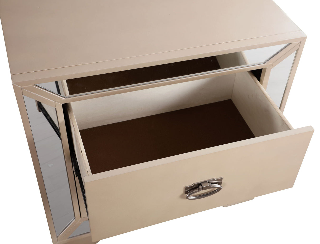 Contemporary Nightstand With Versatility