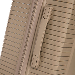 Gigatech 3-Piece PP Spinner Wheel Luggage Set (Champagne)