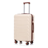 Set 3PCs 20'/24'/28' ABS Spinner Wheel Luggage - Beige
