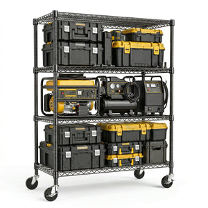 2640 LBS Industrial Metal 4 Tier Shelving