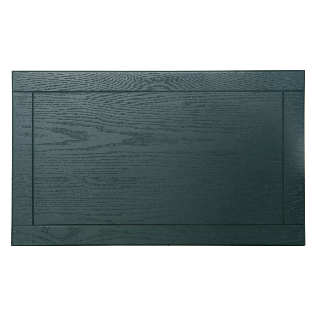 Hollow Carved 3 Drawer Dresser With Metal Handles, Storage Chest For Living Room Or Bedroom - Blackish Green