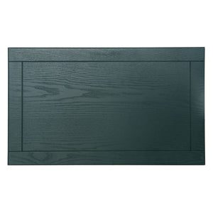 Hollow Carved 3 Drawer Dresser With Metal Handles, Storage Chest For Living Room Or Bedroom - Blackish Green