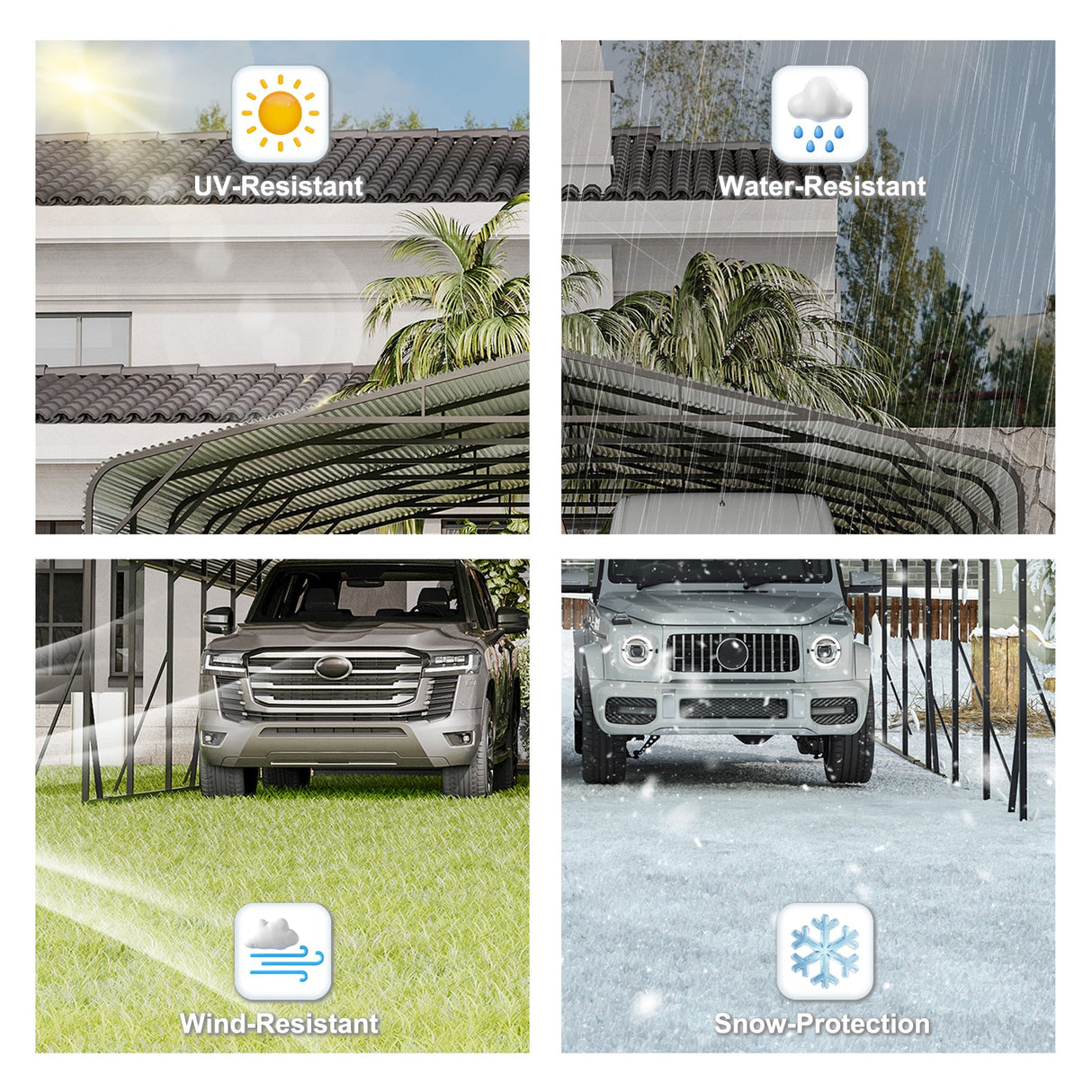 Heavy Duty Carport Canopy 20'X30'