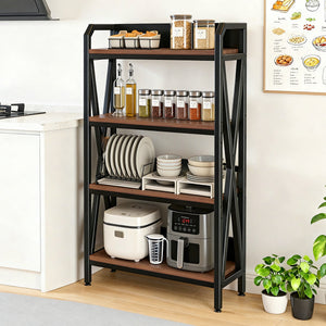 56.30'' Bakers Rack with 4-Level Storage Shelves