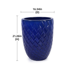 Ceramic Flowerpot Planter for Patio, Garden, Windowsill