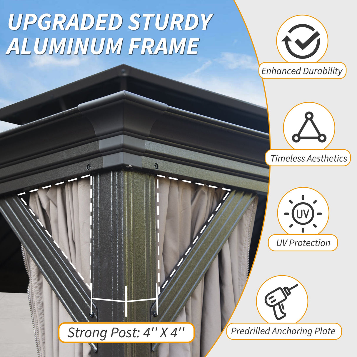 10' X 14' Hardtop Gazebo