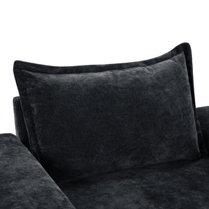 Upholstered Accent Chair With Wide Armrests And Ergonomic Back Support