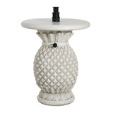 Lillian Outdoor Pineapple-Shaped Magnesium Oxide Umbrella Base