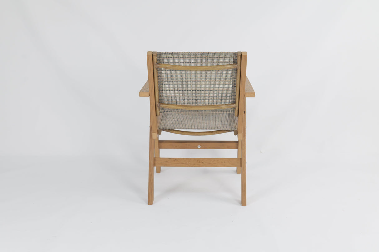 2 Piece HIPS Outdoor Dining Chair Perfect For Patio Meal Togethers & Garden Brunch Relaxation Moments