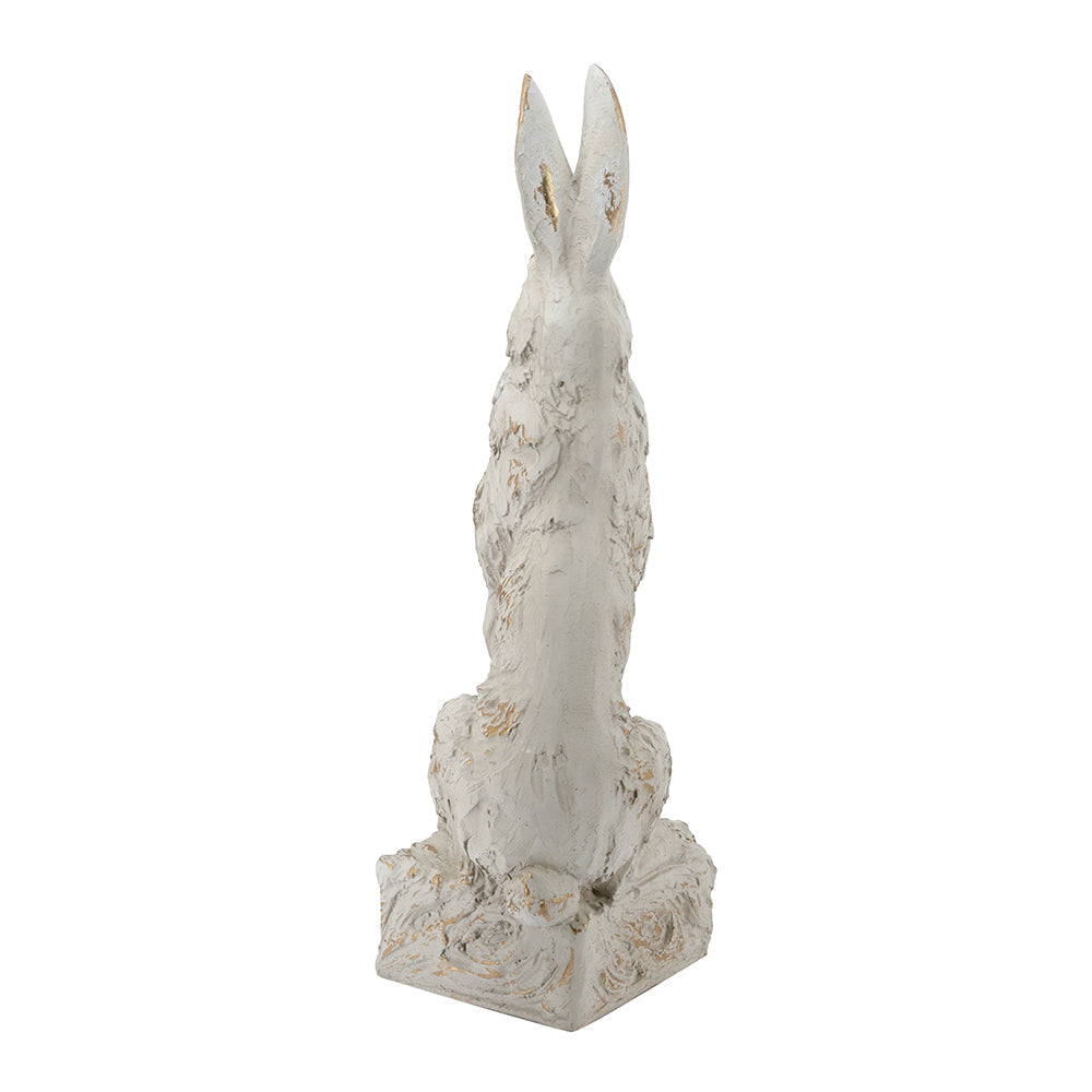 Large Magnesium Sitting Rabbit Figurine