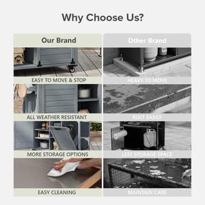 K&K 78.3' Outdoor Kitchen Island with Foldable Grill Table