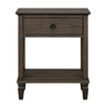 Victoria - Bedside Table With Drawer And Shelf