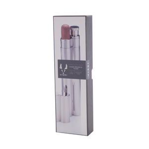 Cigar Holder with 2 oz Flask in Silver Viski®