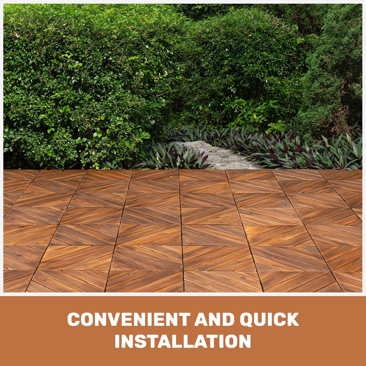 Interlocking Deck Tiles, Diagonal Pattern Outdoor Decking