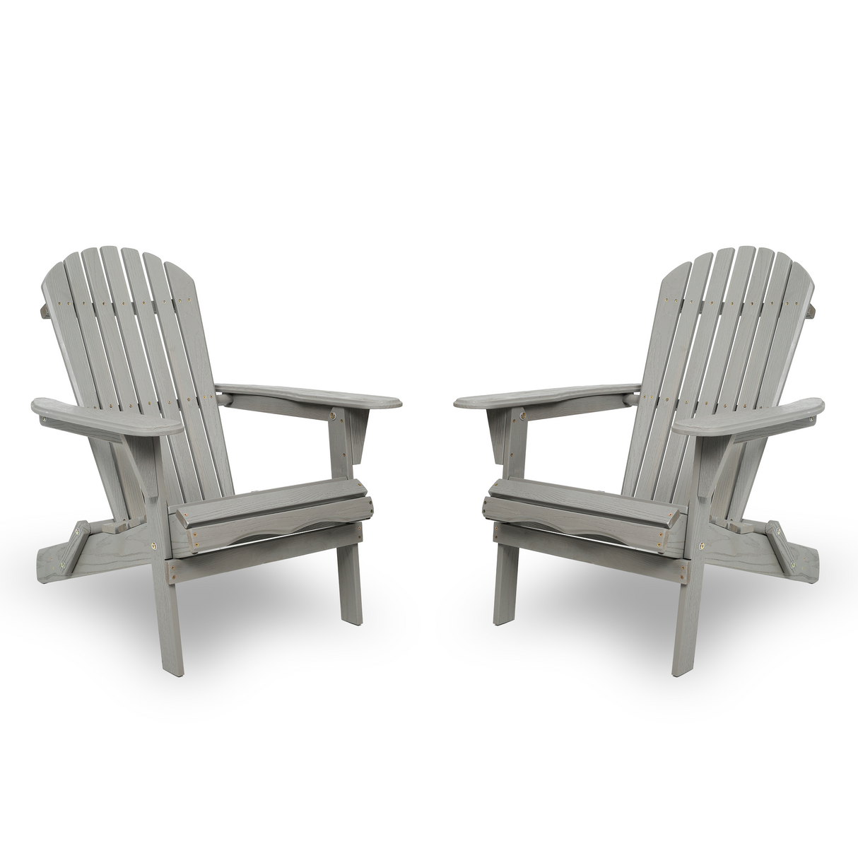 Classic Embossed Grain Adirondack Chair Set of 2