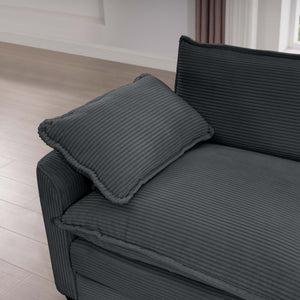 Elegant Oversized Sectional Sofa Set With Deep Seats And Flexible Layout