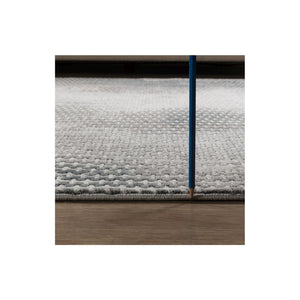 Geometrix - 5'3" X 7'3" Area Rug, Geometric 3D Effect - Ivory / Gray