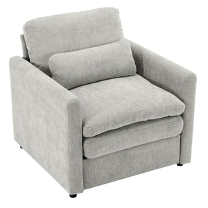 Cozy Upholstered Cushion Armchair For Living Room
