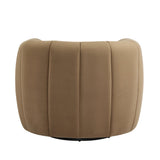 Modern Swivel Club Chair with Premium Velvet