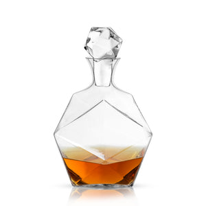 Seneca-Faceted-Crystal-Liquor-Decanter-Viski®-Decanters