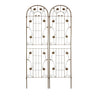 Metal Garden Trellis Rustproof Trellis For Climbing Plant Outdoor Flower Support