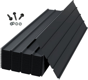 20 PCS Metal Roofing Panels in Grey