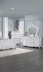 Latisha Mirror in White
