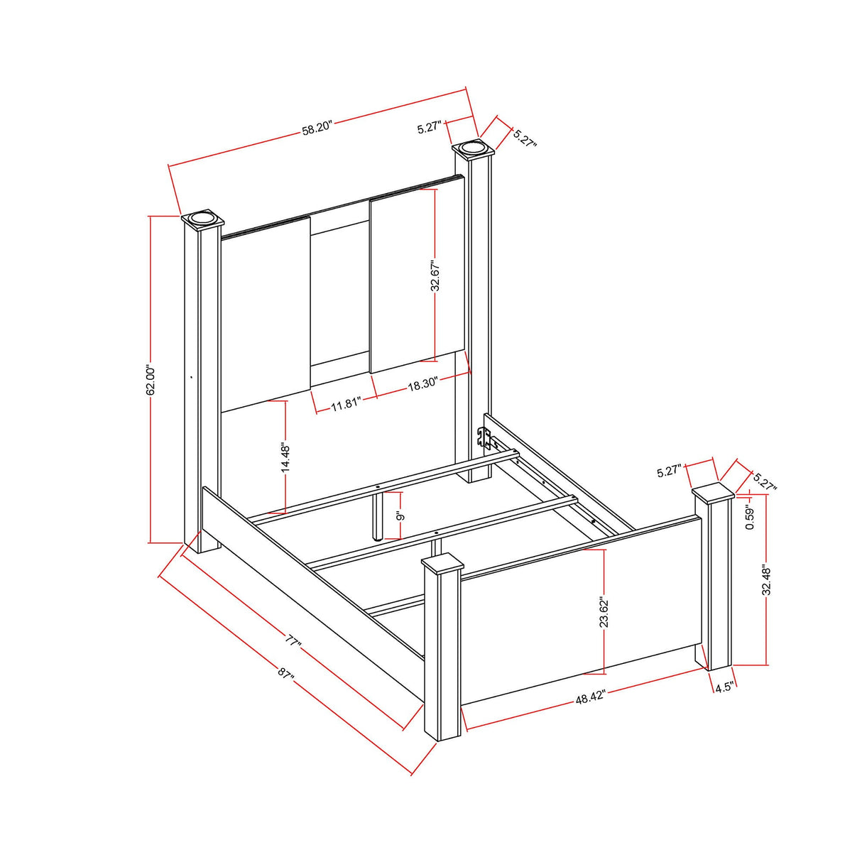 Lorenzo - Bed With Speakers And Glittered Detailing