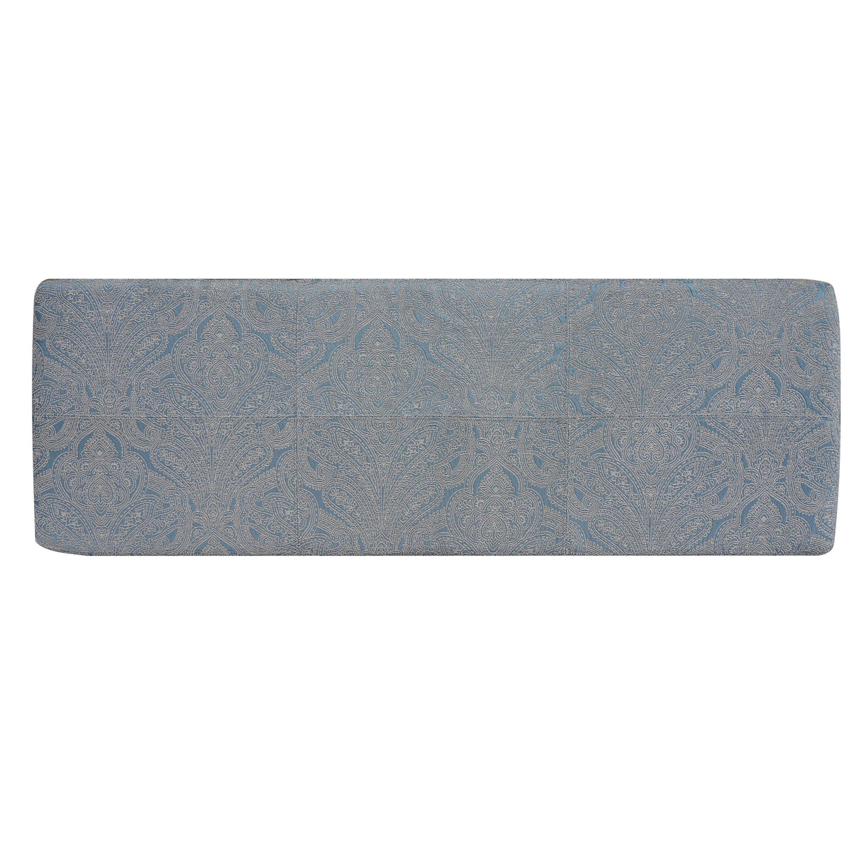 Indoor Jacquard Storage Ottoman Bench